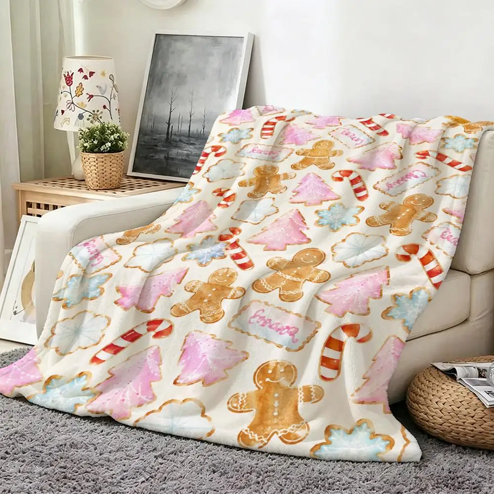 Нежно-розовый плед с рождестве – обзор и цена Christmas Throw Blanket