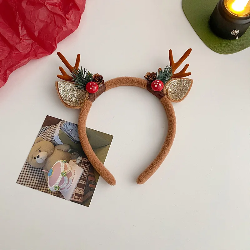 Рождественская повязка на голо – обзор и цена Reindeer Antlers Headband