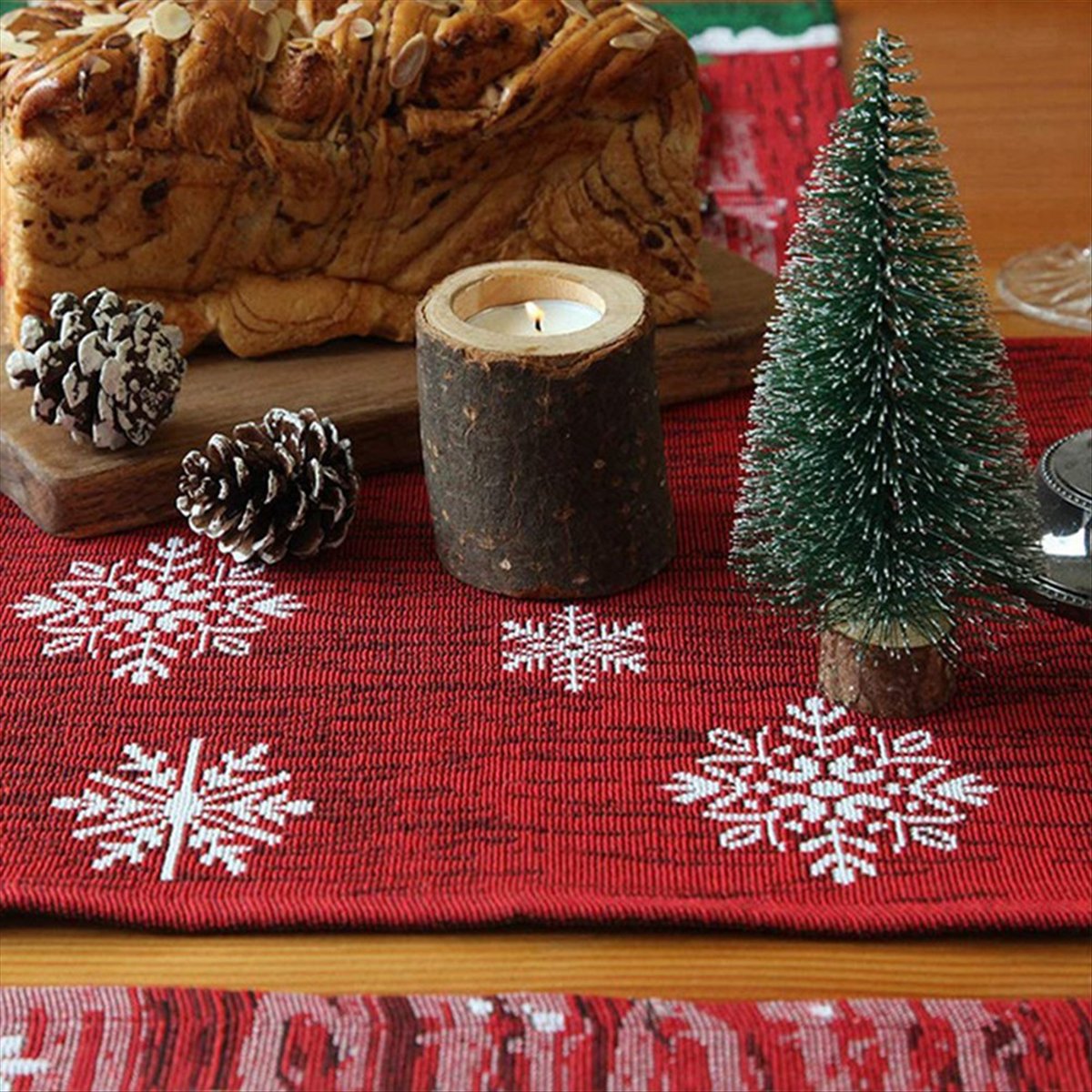 ABDD HOT Рождественская дорожк – обзор и цена Christmas Table Runner