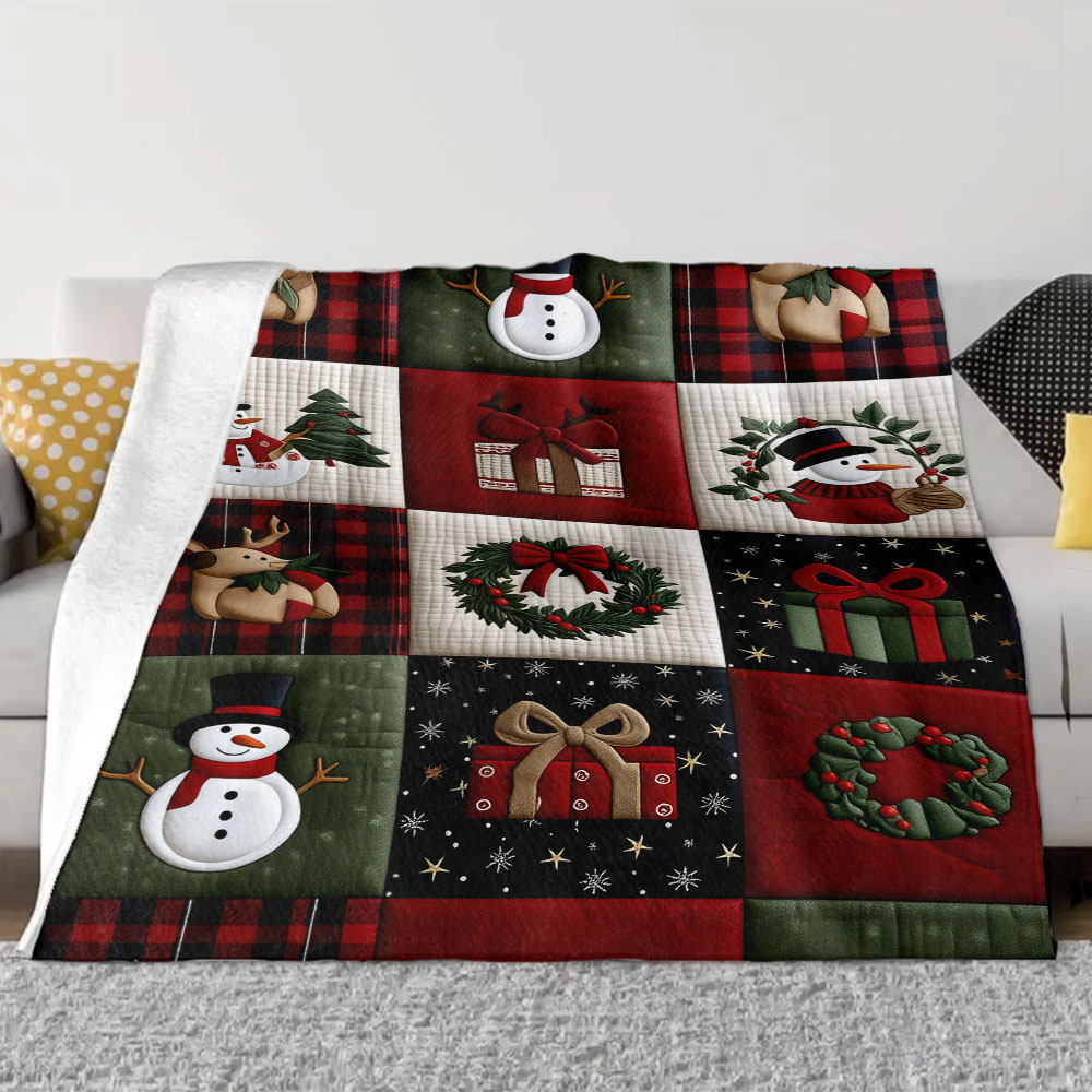 Рождественское одеяло в стиле  – обзор и цена Christmas Throw Blanket